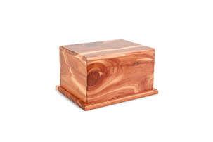 Cedar Memorial Urn
