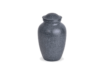 Decorative Metal Urn – Blue